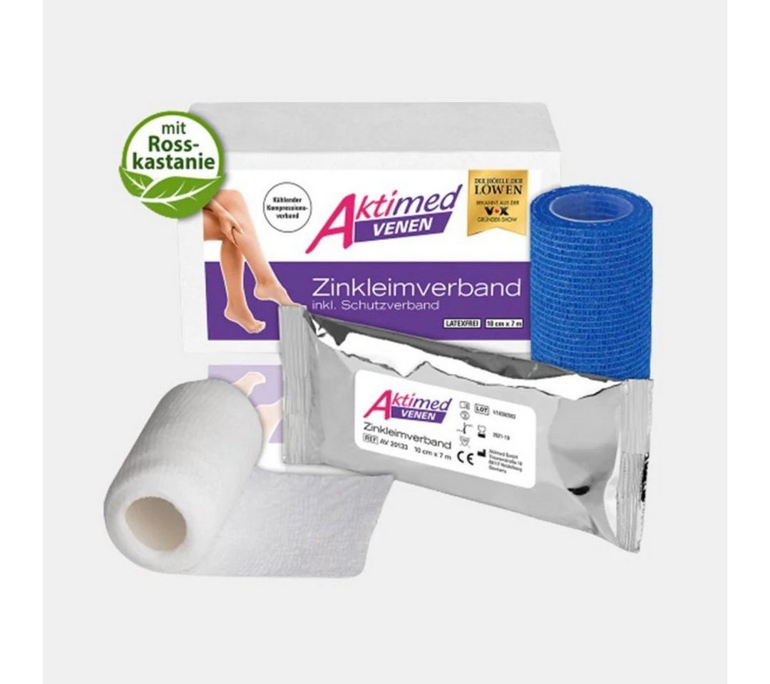 Aktimed Bandage VENEN Zinkleimverband und BANDAGE Kombi-Pack (1-tlg) von Aktimed