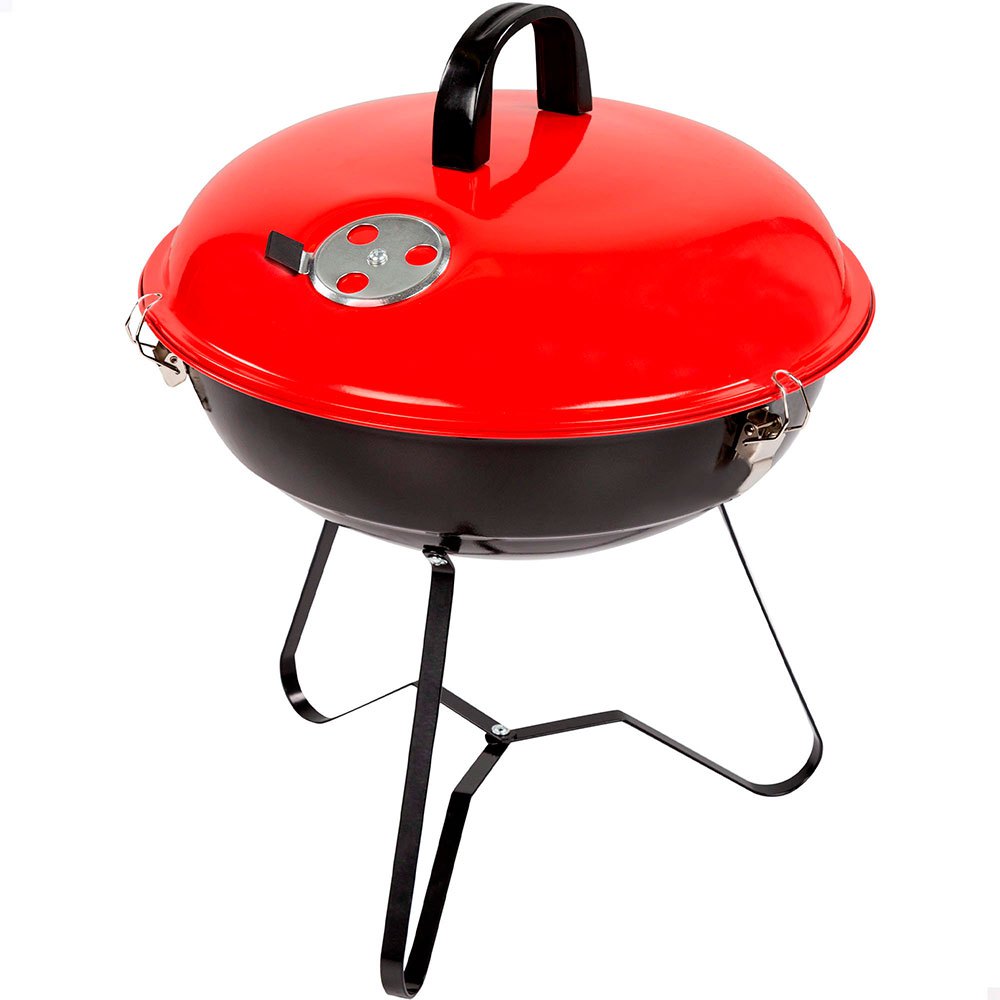 Aktive 36 Cm Round Charcoal Barbecue Rot von Aktive