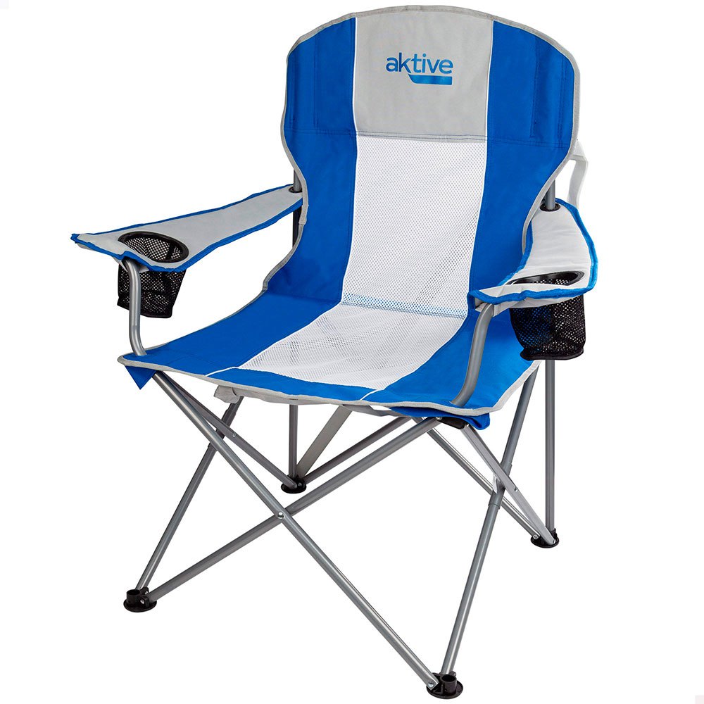 Aktive 60x58.5x98 Cm Folding Sports Chair Blau von Aktive