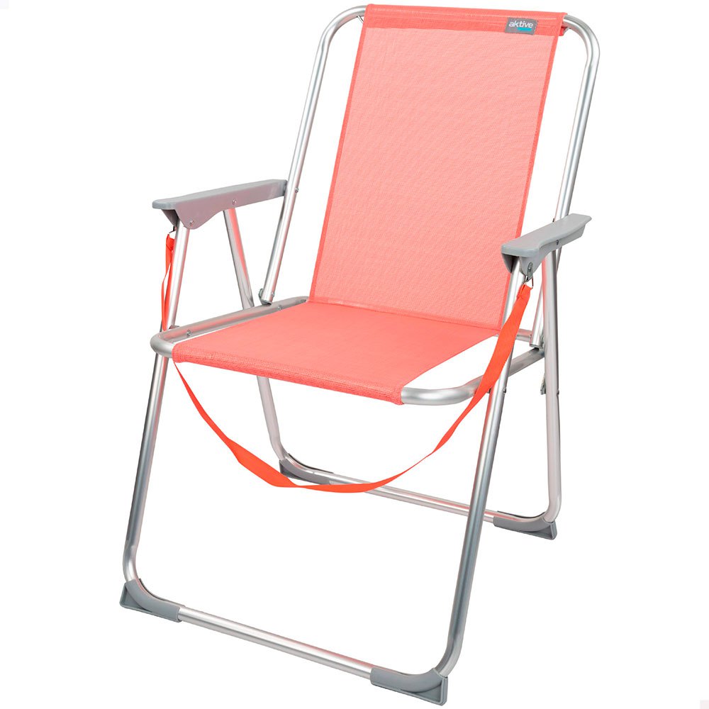 Aktive Beach Fixed Aluminum Folding Chair Orange von Aktive