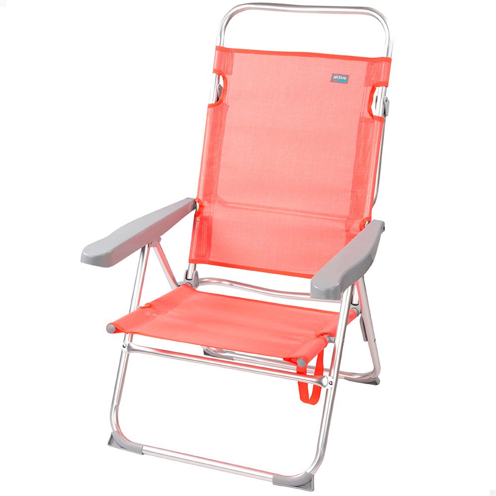 Aktive Beach Low Recliner Aluminum Chair Orange von Aktive