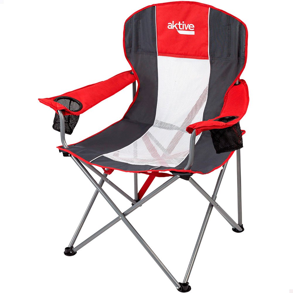 Aktive Camping Plegable 60x58.5x98 Cm Chair Rot von Aktive