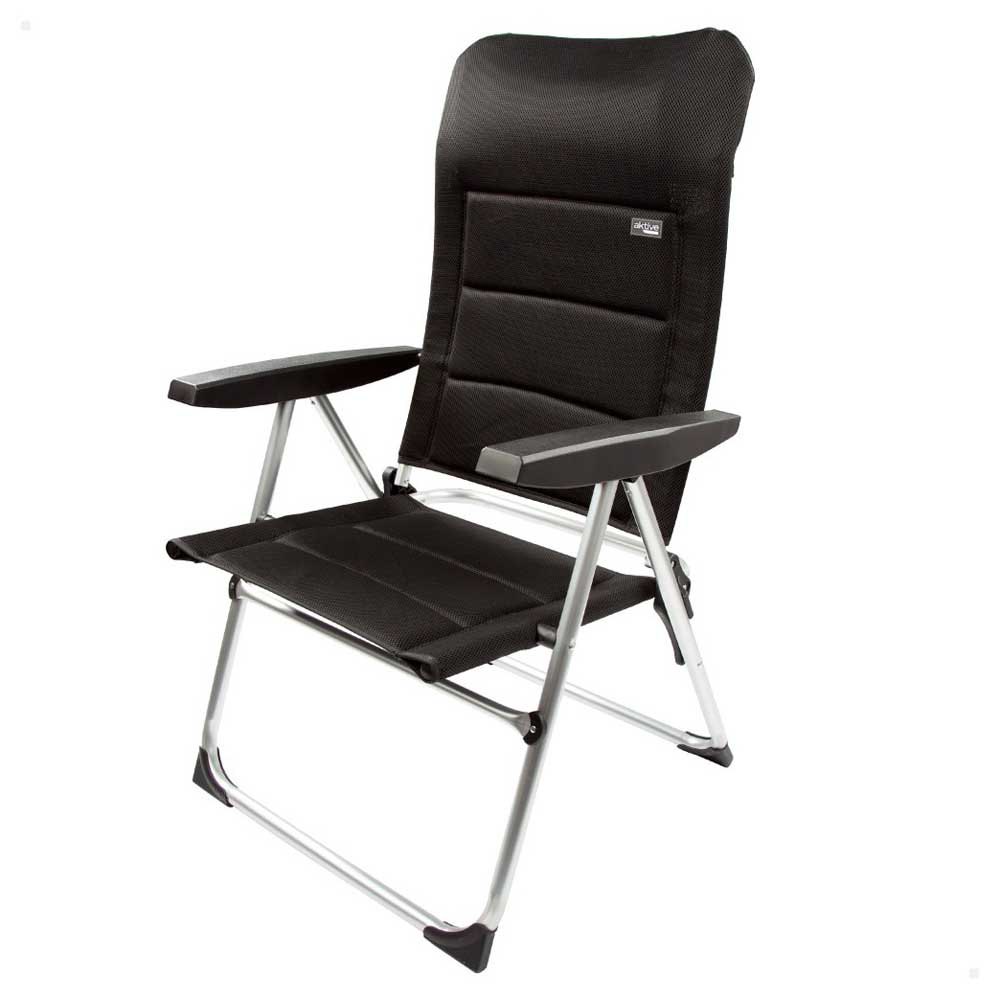 Aktive Deluxe Multiposition Folding Chair Schwarz 65 x 48 x 4 cm von Aktive