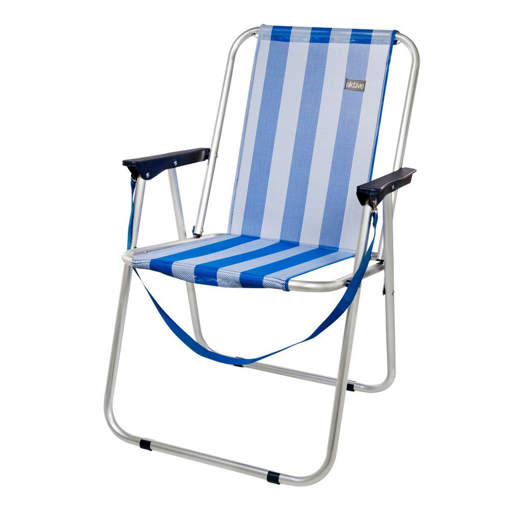 Aktive Fixed Folding Chair 53x44x76 Cm Blau von Aktive