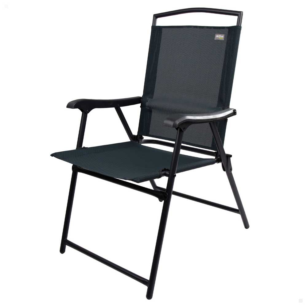 Aktive Folding Chair Silber 46 x 62 x 92 cm von Aktive
