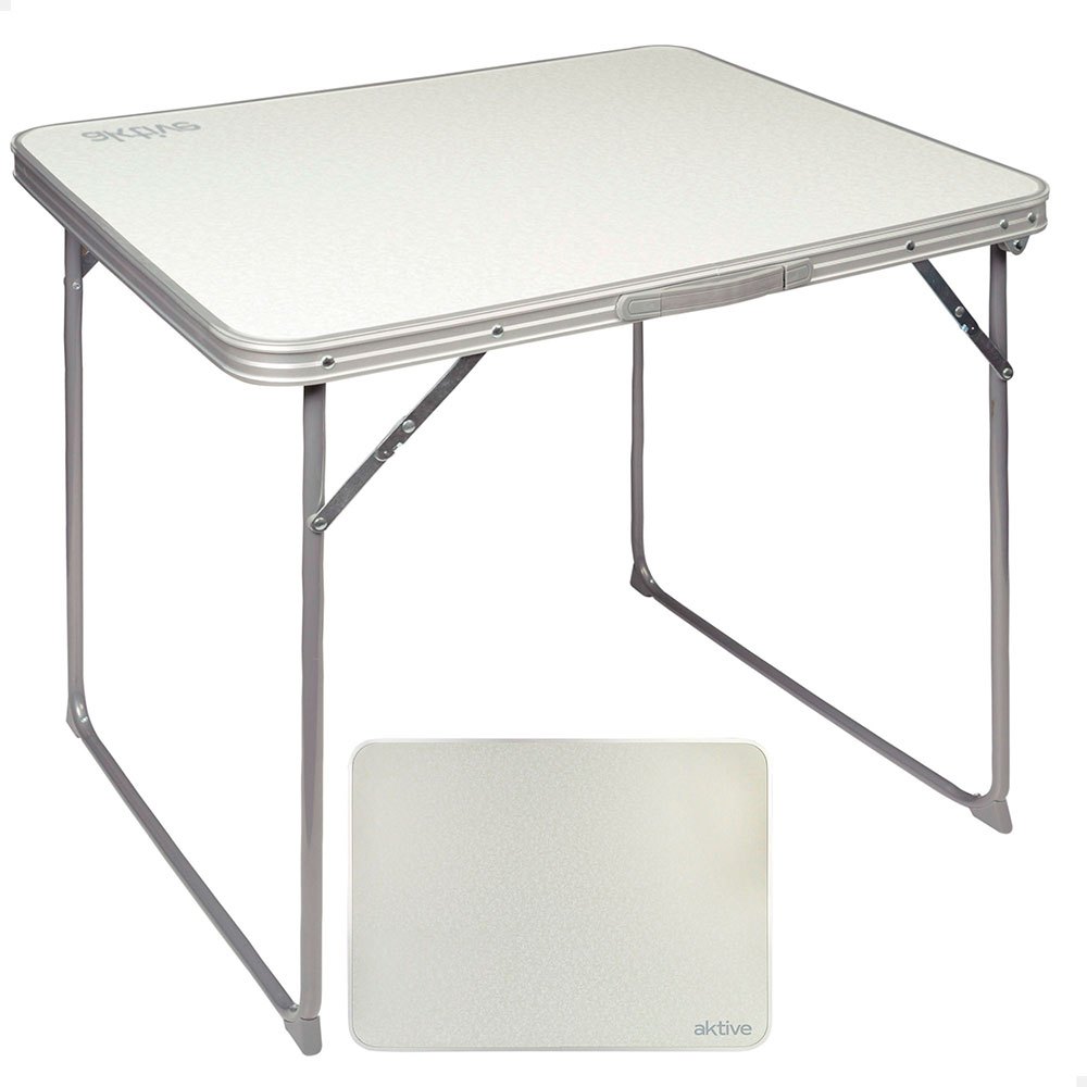 Aktive Folding Table 80x60x70 Cm Weiß von Aktive