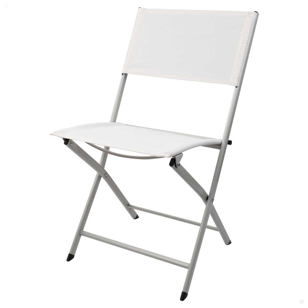 Aktive Garden Folding Chair Silber 46 x 55 x 81 cm von Aktive