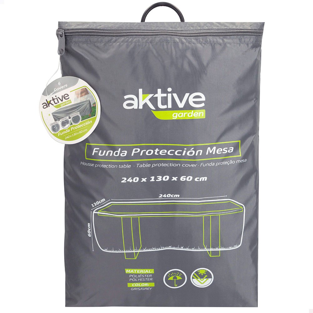 Aktive Table Protection Cover Grau 240 x 130 x 60 cm von Aktive