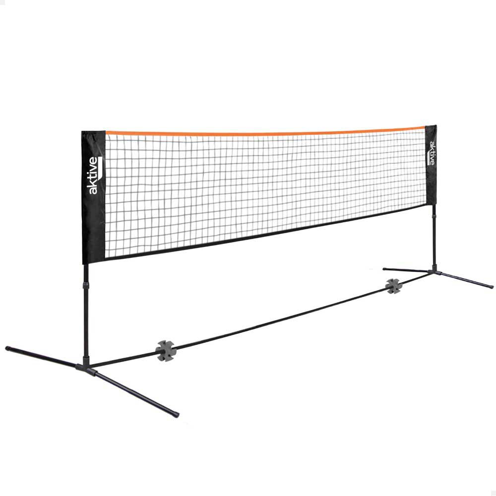 Aktive Volley And Badminton Portable Net Silber 505x101x157/91 cm von Aktive