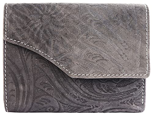 Akzent Damen-Geldbörse Echt Leder Querformat 14 x 11 cm 3000074 (schwarz) von Akzent