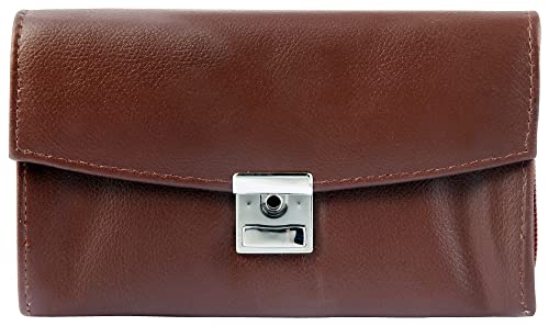 Akzent Unisex - Kellnergeldbörse Taxi Gastro Portemonnaie 17x10x4,5cm 3000058-17 (Leder, Brown) von Akzent