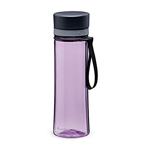 Aladdin Aveo Trinkflasche 0.35L Violet Purple - Wasserflasche Auslaufsicher - Weite Öffnung für leichte Befüllung - BPA-Frei - Glatte Trinktülle - Geruchs- und Fleckenfest - Spülmaschinenfest von Aladdin