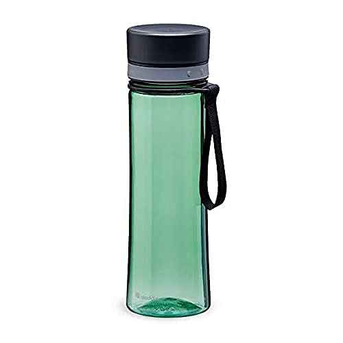 Aladdin Aveo Trinkflasche 0.6L Basil Green - Wasserflasche Auslaufsicher - Weite Öffnung für leichte Befüllung - BPA-Frei - Glatte Trinktülle - Geruchs- und Fleckenfest - Spülmaschinenfest von Aladdin