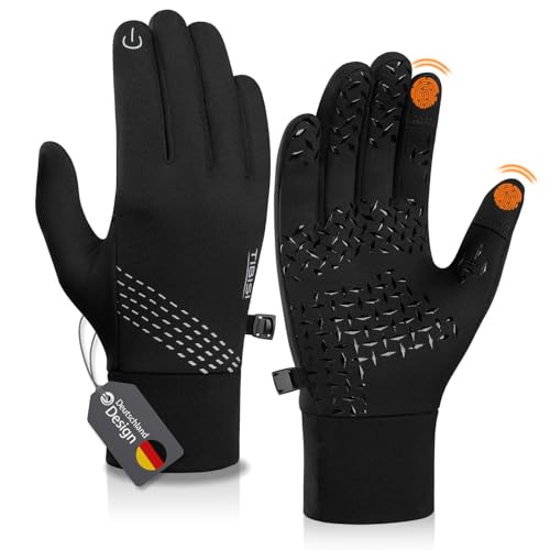 Alaplus Handschuhe für Damen und Herren [Touchscreen, Winddicht und rutschfest] Fahrradhandschuhe für Outdoor-Aktivitäten wie Arbeit, Radfahren, Alltag, Skifahren, von Alaplus