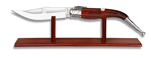 Martinez Albainox Navaja 52cm rießiges Taschenmesser mit Holz-Ständer f. Präsentation von Albainox