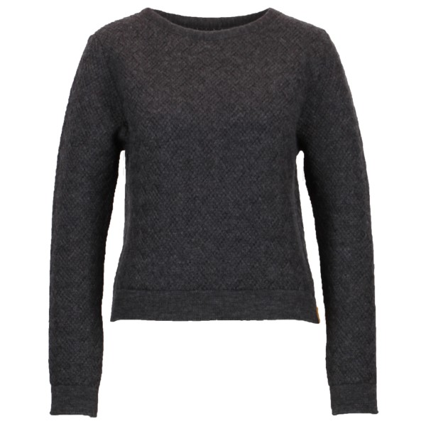 Albmerino - Women's Flecht Pullover - Wollpullover Gr M;S;XL grau;schwarz/grau von Albmerino