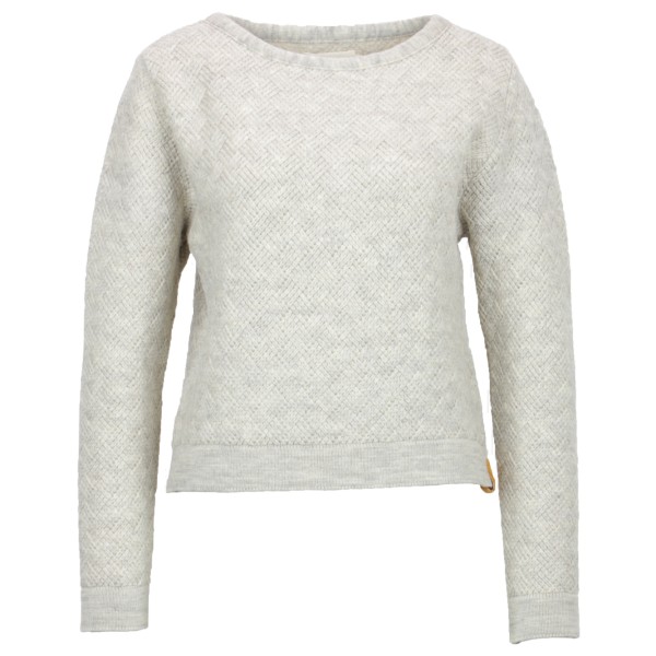 Albmerino - Women's Flecht Pullover - Wollpullover Gr L grau von Albmerino