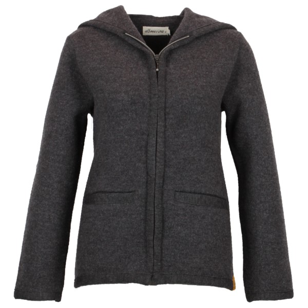 Albmerino - Women's Walk Kapuzen Jacke - Wolljacke Gr S;XS grau von Albmerino