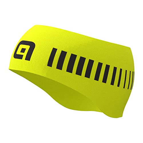 Alé Cycling Unisex Strada Earband Kopfbedeckung, Fluo Yellow/Black, One Size von Alé Cycling