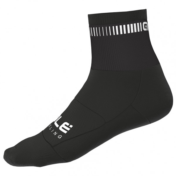 Alé - Logo Q-Skin Socks - Radsocken Gr 40-43 - M schwarz von Alé