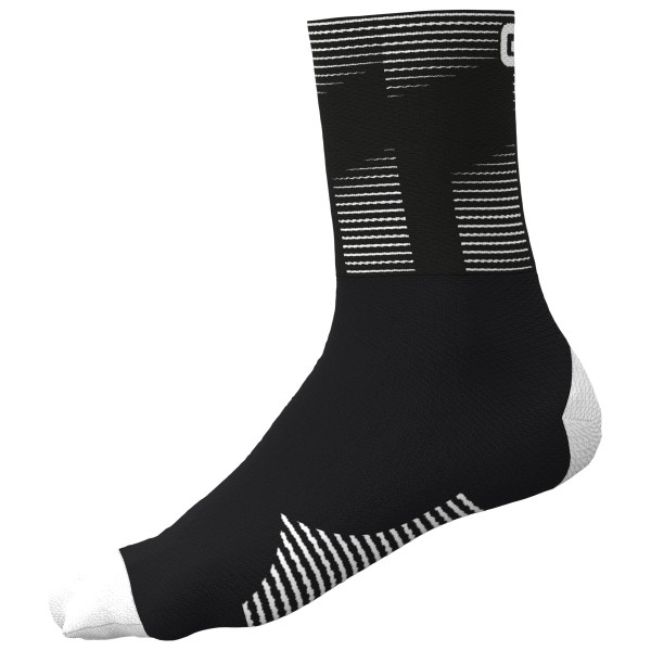 Alé - Sprint Q-Skin Socks - Radsocken Gr 36-39;40-43;44-47 blau;grau/weiß;schwarz von Alé