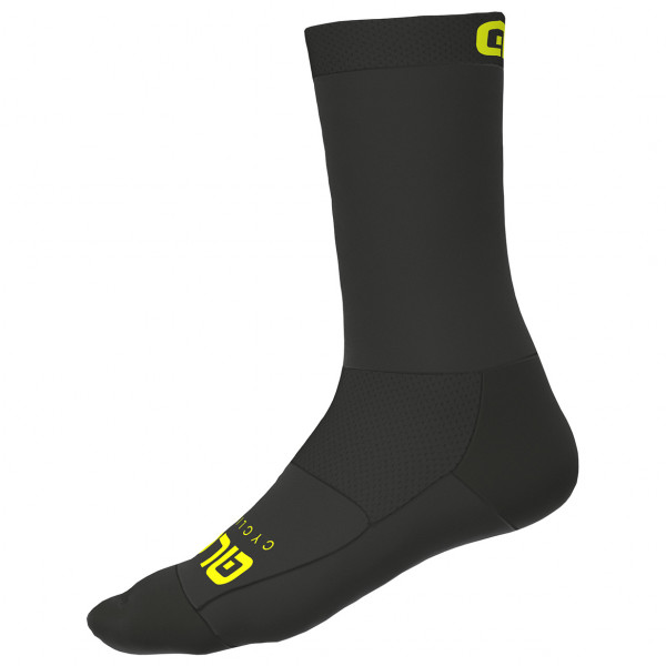 Alé - Team Socks - Radsocken Gr 36-39 - S;40-43 - M;44-47 - L gelb;schwarz;weiß von Alé