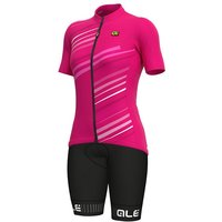 Damen-Set (Radtrikot + Radhose) ALÉ Flash Damen-Set (2 Teile), von Alé