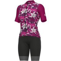 Damen-Set (Radtrikot + Radhose) ALÉ Hibiscus Damen-Set (2 Teile), von Alé