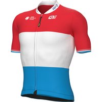 GROUPAMA-FDJ Luxemburgischer Meister 2022 Kurzarmtrikot, für Herren, Größe S, von Alé