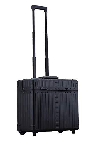 Aleon Pilot Business Laptoptasche für 43,2 cm (17 Zoll), Zwei Räder, Katalogtasche, schwarz, Digital von Aleon