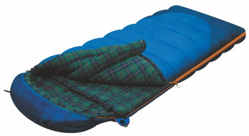Alexika Tundra Plus Schlafsack – warm, bequem, rechteckig 3 Saison Deckenschlafsack für Erwachsene und Familien Outdoor Camping im niedrigen Temperaturen bis zu -2 C mit Kompressionsack, 230x90 cm, L von Alexika