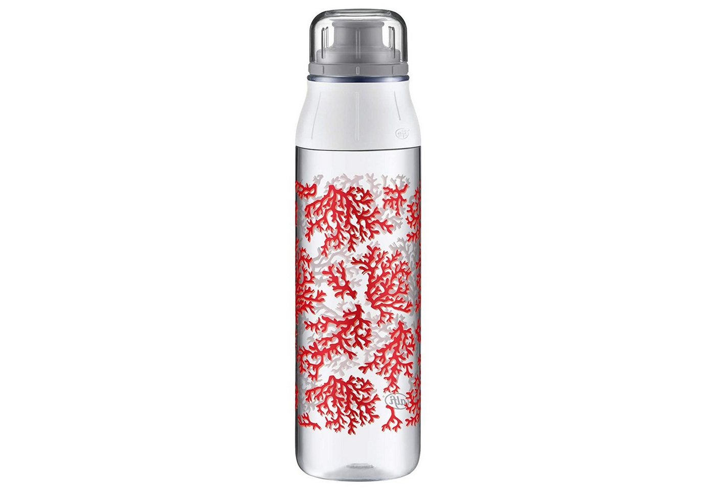 Alfi Trinkflasche für Sport, Schule, toGo - Tritan 700ml Motiv Coral, Inhalt 700 ml, für Kohlensäurehaltige Getränke geeignet von Alfi