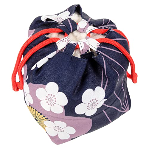 Japanische Kordeltasche Kimono-Geldbörse Kirschblüten- -Tasche Beutel Mit Blumenstickerei Schmuckbeutel Münzgeldbeutel Geschenkbeutel Kleinigkeiten Taschenhalter Für Picknick von Alipis
