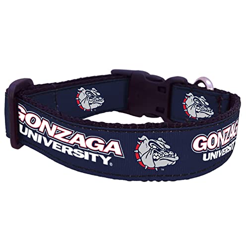 All Star Dogs NCAA Gonzaga Bulldogs Hundehalsband, Large von All Star Dogs