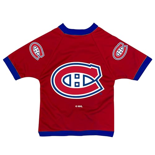 All Star Dogs NHL Unisex NHL Montreal Canadiens Athletic Mesh Dog Jersey, Unisex, rot, X-Large von All Star Dogs
