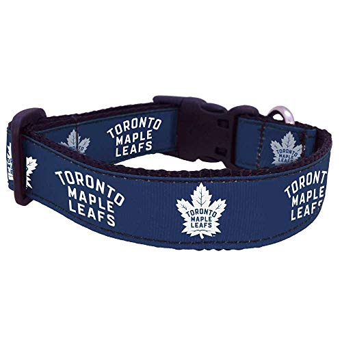 All Star Dogs NHL Unisex NHL Toronto Maple Leafs Hundehalsband, Unisex, königsblau, Medium von All Star Dogs