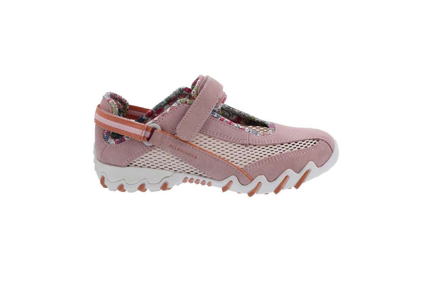 Allrounder by Mephisto Niro Sneaker-Klett, Rosewater, C. Suede 98, Open Mesh 06 N819 Klettschuh von Allrounder by Mephisto