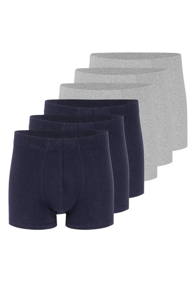 Almonu Retro Boxer 6er Pack Organic Cotton (Spar-Set, 6-St) Retro Short / Pant - Baumwolle - Ohne Eingriff - Atmungsaktiv von Almonu