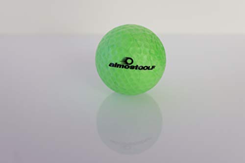 Almost Golfbälle Crossgolf almostGOLF 10er Pack (neongrün), 43,00 mm von Almost
