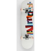Almost Side Stripe Fp 7.75" Skateboard white von Almost