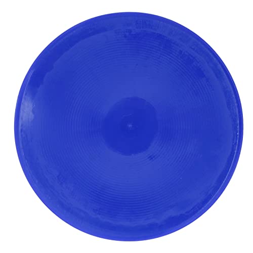 Alomejor 10 Stück Runde Poly-Spot-Marker für Sport, Marker, Flache Scheibenmarkierung, Helle Farbe, Flache Boden-Spots für Sport, Aktivitäten (Blau) von Alomejor