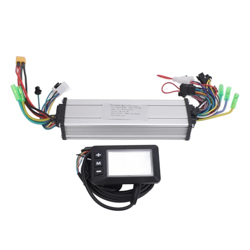 Alomejor Dual Drive Controller, Bürstenloser Motor, ABS-Elektrofahrrad-Controller-Kit aus Aluminiumlegierung mit LCD-Display für E-Bike von Alomejor