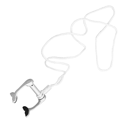 Alomejor Freediving Nose Clip Schwimm-Nasenstöpsel mit Anti-Verlust-Gurt für das Training von Tauchanfängern (Silber) von Alomejor