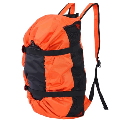Alomejor Klettertasche Faltbare wasserdichte Klettertasche Bergsteigen Schulter Rucksack für Outdoor-Camping Wandern(orange) von Alomejor