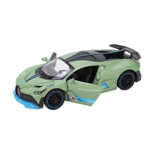 Alomejor Modellautos, 1:32 Coole Lebensechte Rückzugsautos Spielzeug mit Licht und Sound für Jungengeschenke über 3 Jahre(grün) von Alomejor