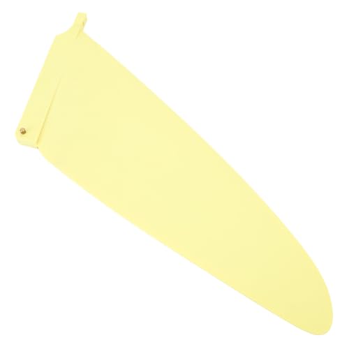 Alomejor PVC-Surfbrettflosse mit Geripptem, Universellem, Kreativem Design für Surfmanöver, Surfbretter, Paddleboards (Yellow) von Alomejor