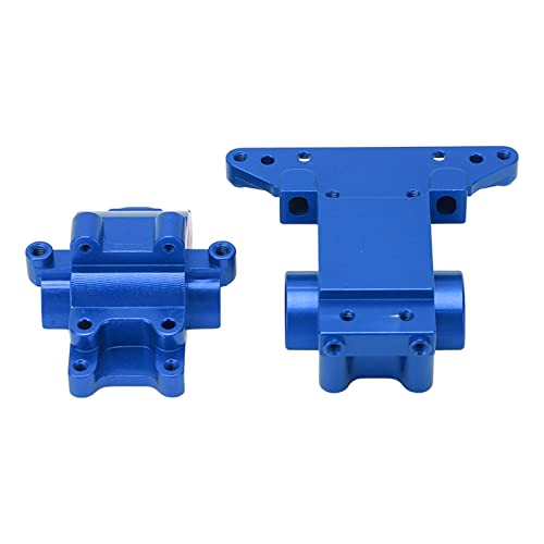 Alomejor RC Getriebeabdeckung Vorne Hinten Aluminiumlegierung Upgrade Teil Getriebegehäuse für Traxxas Latrax Teton 1/18 Crawler(Blau) von Alomejor