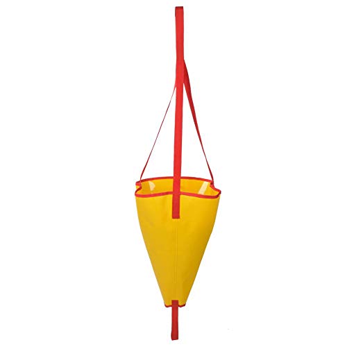 Alomejor Sea Anchor Drogue PVC Hochleistungs Treibbremse für Seeanker, die zum Verlangsamen Ihres Bootes für Kajak-Kanuboote Verwendet Wird(Gelb) von Alomejor