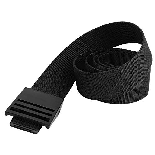 Alomejor Tauchgürtel aus Nylon Premium Weight Diving Belt 150CM Tauchgürtel mit Kunststoffschnalle Zubehör(schwarz) von Alomejor