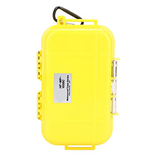 Aufbewahrungskoffer Wasserdicht Stoßfester luftdichter Carry Box Container für Outdoor Survival(Gelb) von Alomejor